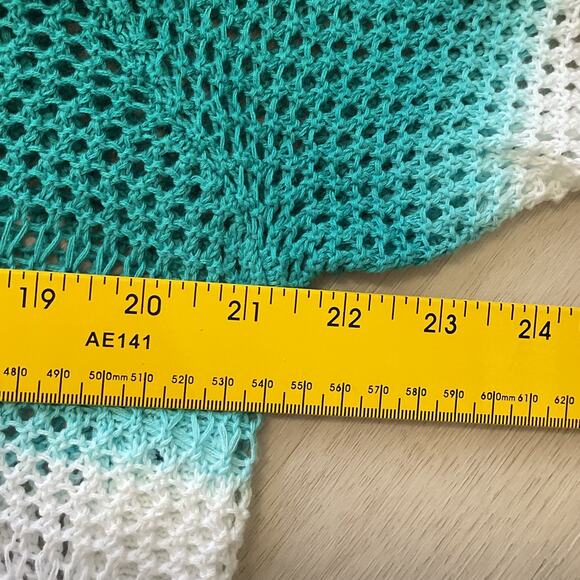 Paradise Shores Multicolor Womens Medium Hooded Beach Sweater NWT - Picture 7 of 8